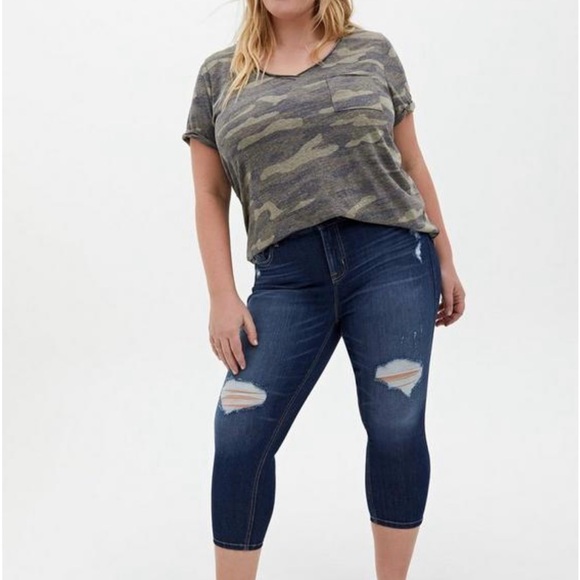 Torrid Camo Print Tee - Picture 2 of 8